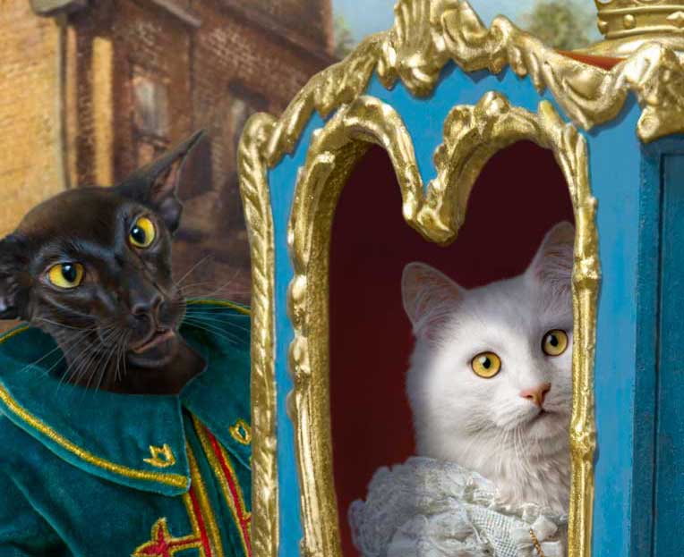 The Queen of Wands. The Bohemian Cats Theatre Tarot