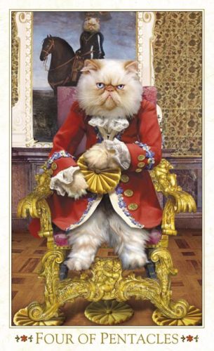 The Grumpy Persian - from The Baroque Bohemian Cats' Tarot