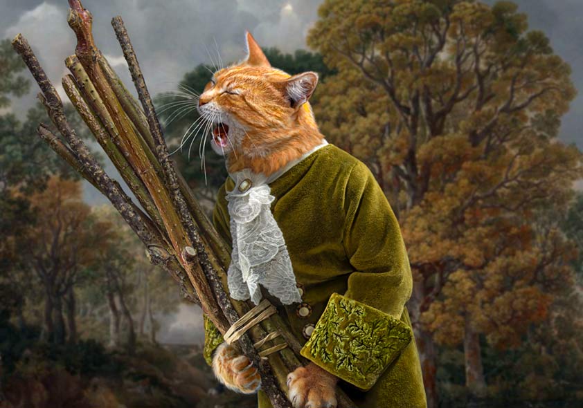 The Ten of Wands, The Bohemian Cats Theatre Tarot